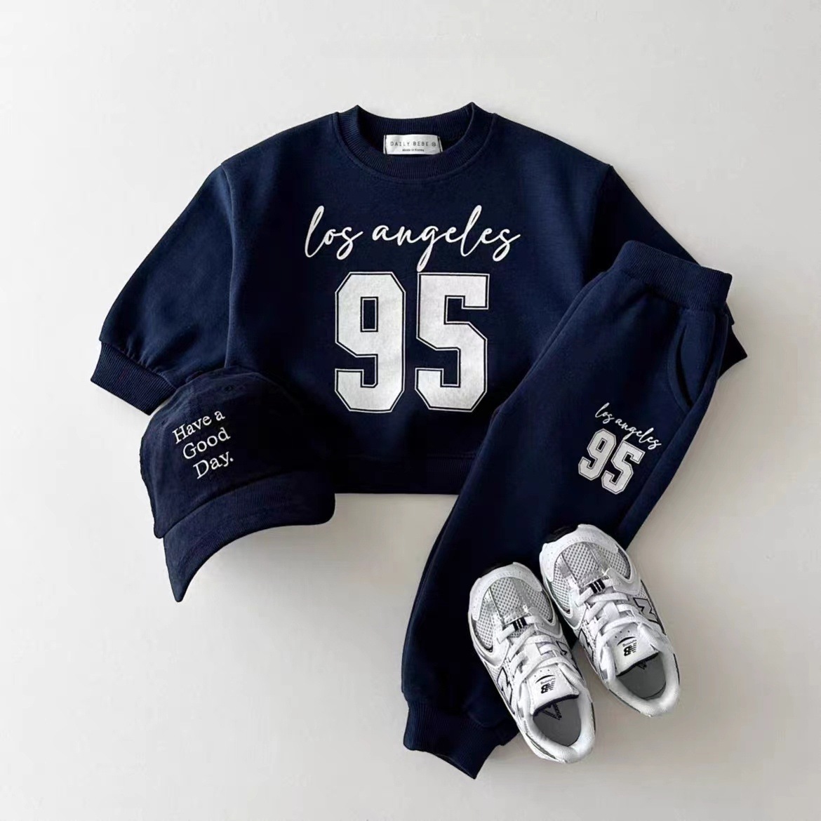 Running Gear Kids - Garçons chiffre imprimé sweat + pantalon