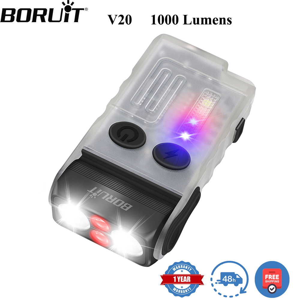 Running Headlamp - BORUiT V20 Lampe torche LED EDC