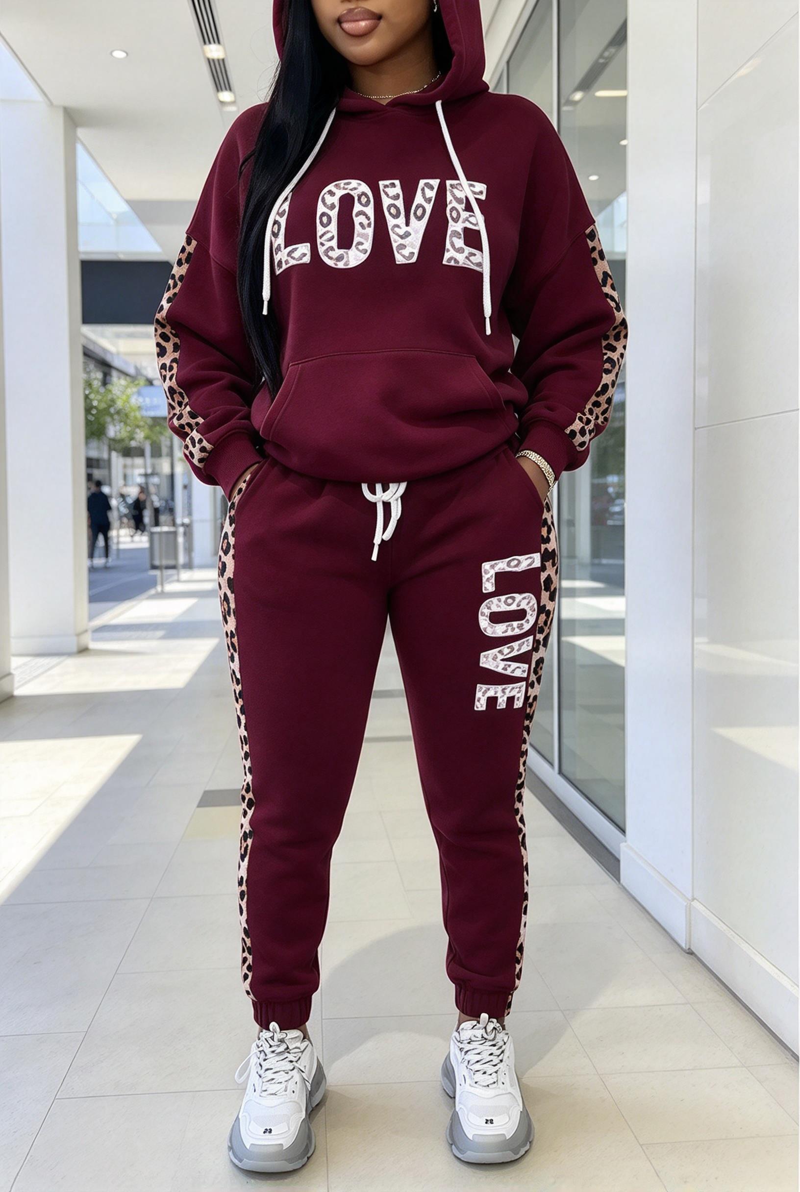 Joggers Pants - Ensemble de survêtement à capuche pour