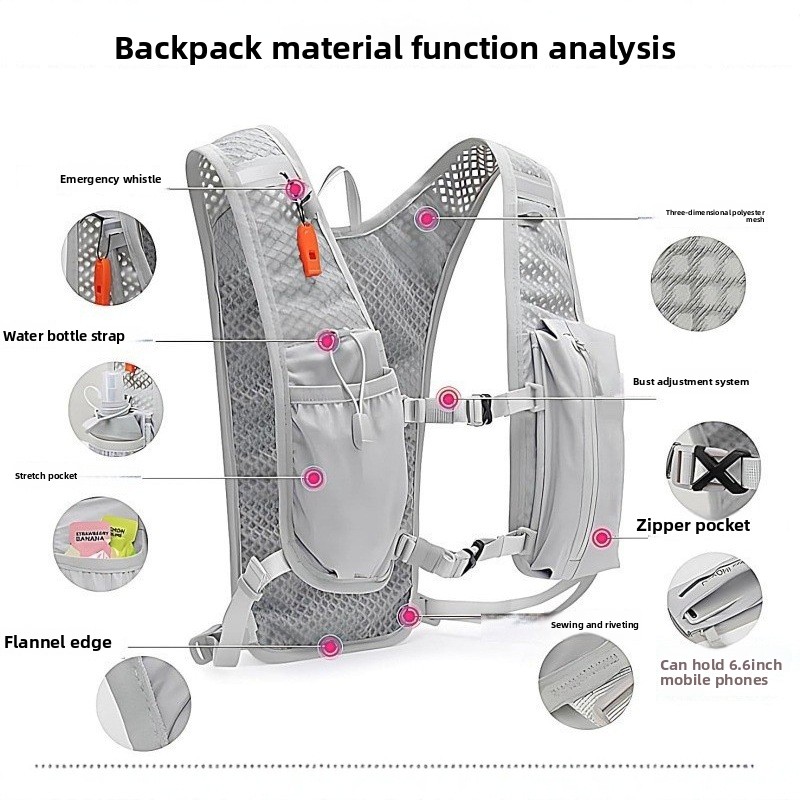 Hydration Vest - Sac de course pour téléphone, sac
