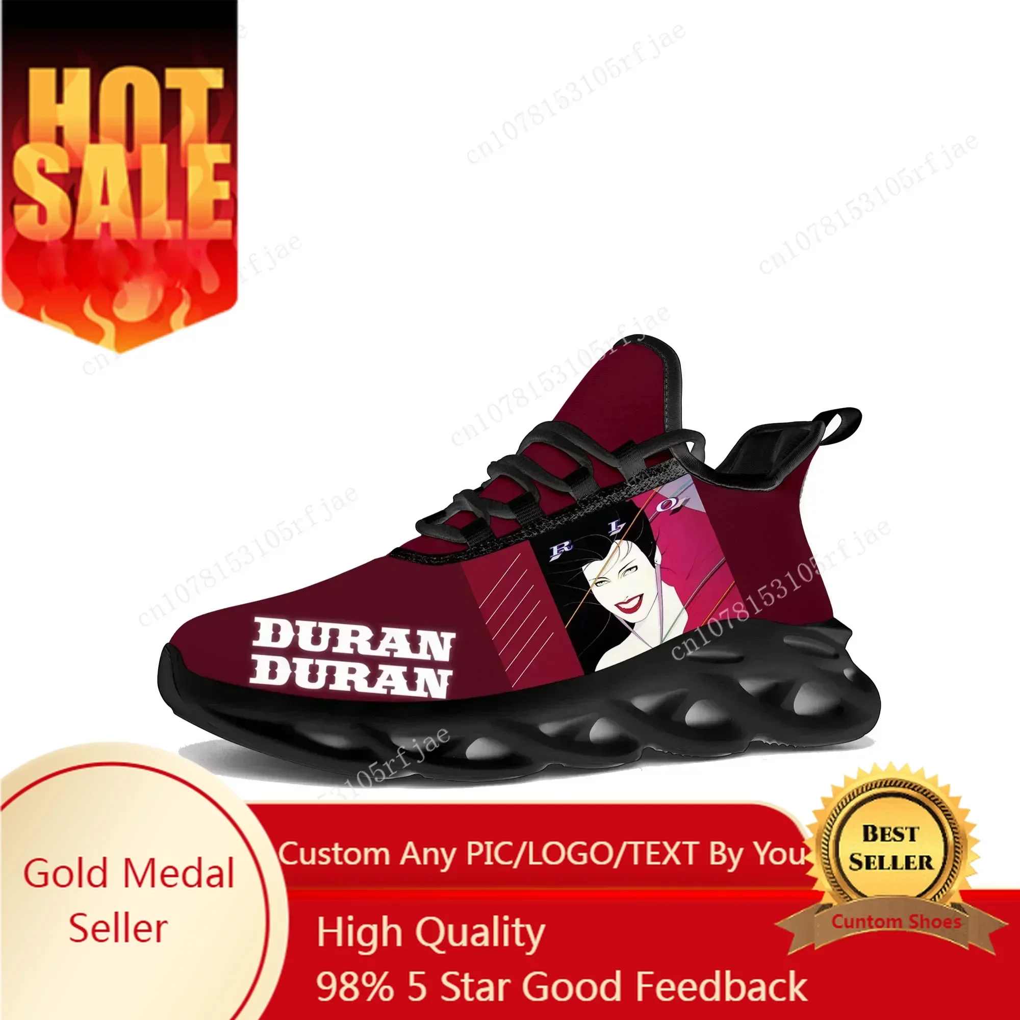 Running Shoes Men - Duran Duran – baskets plates pour