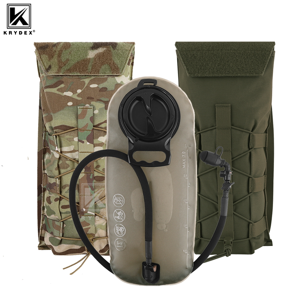 Hydration Vest - KRYDEX tactique 3L hydratation Molle Pack