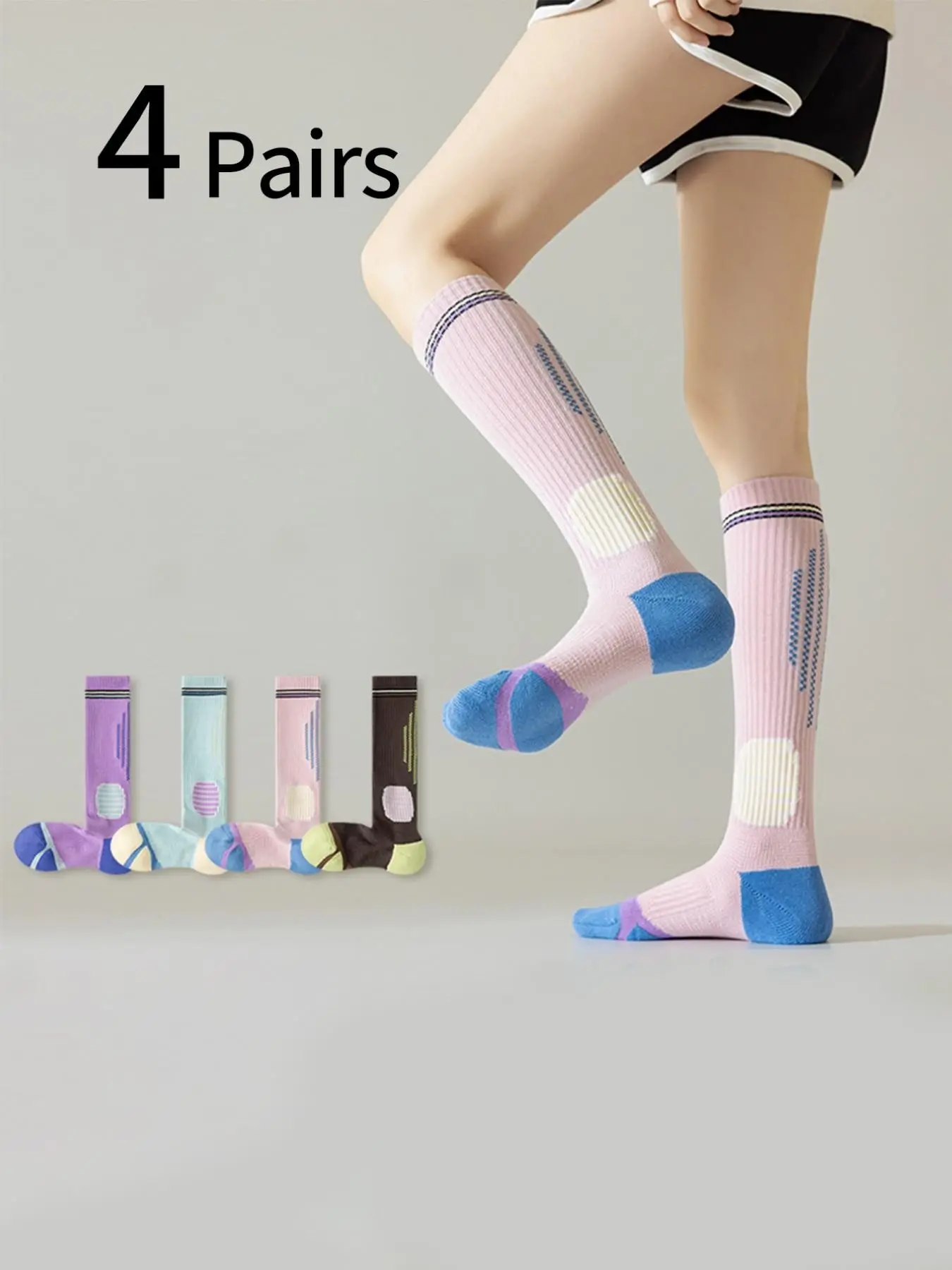4 paires de chaussettes de com - Sports Socks avis et prix