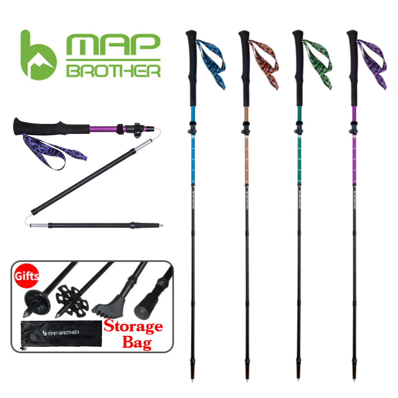 MAP BROTHER M3030 léger pliant - Trekking Pole Carbon avis et prix