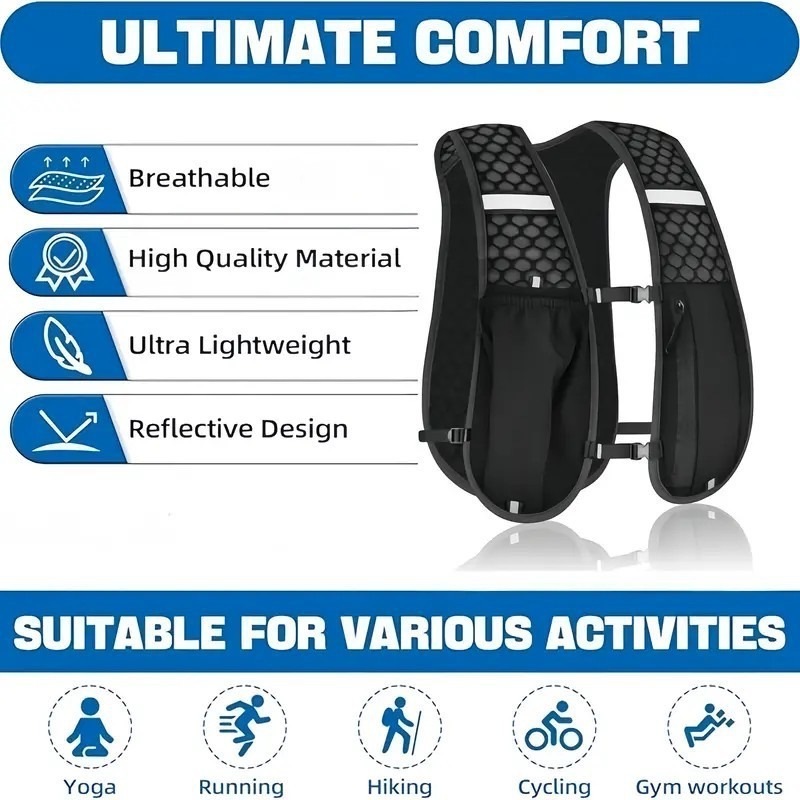 1 à 4 pièces, gilet de randonn - Hydration Vest avis et prix